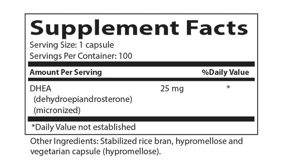DHEA 25mg SR