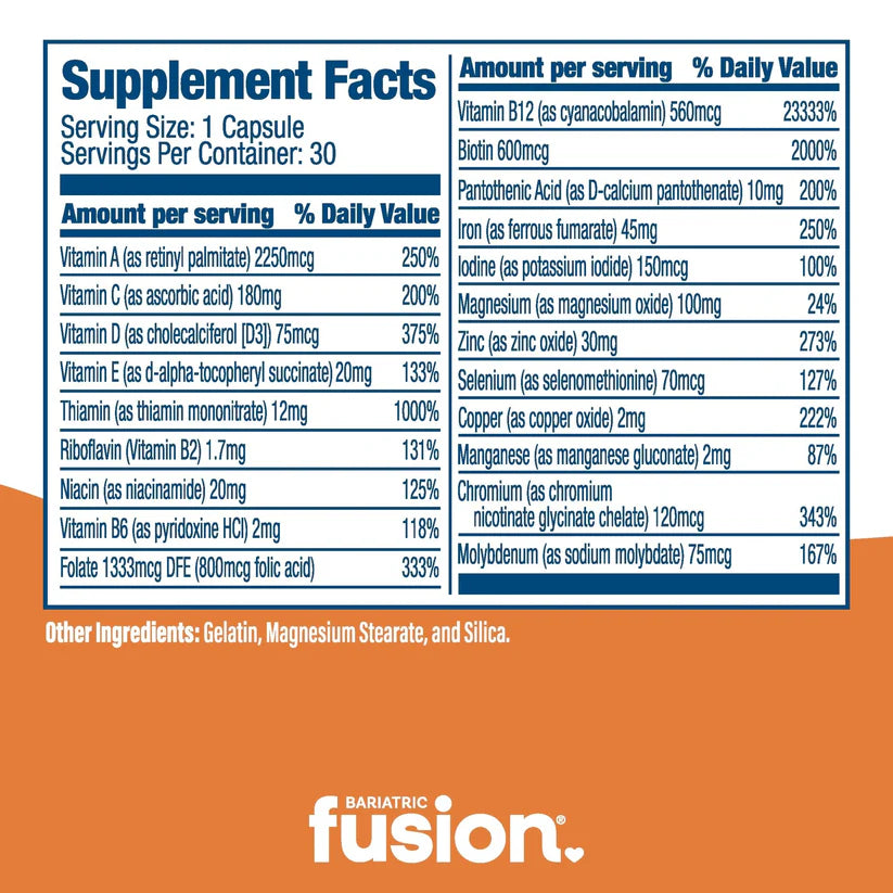 Fusion 1PD Multi with Iron 90 capsules