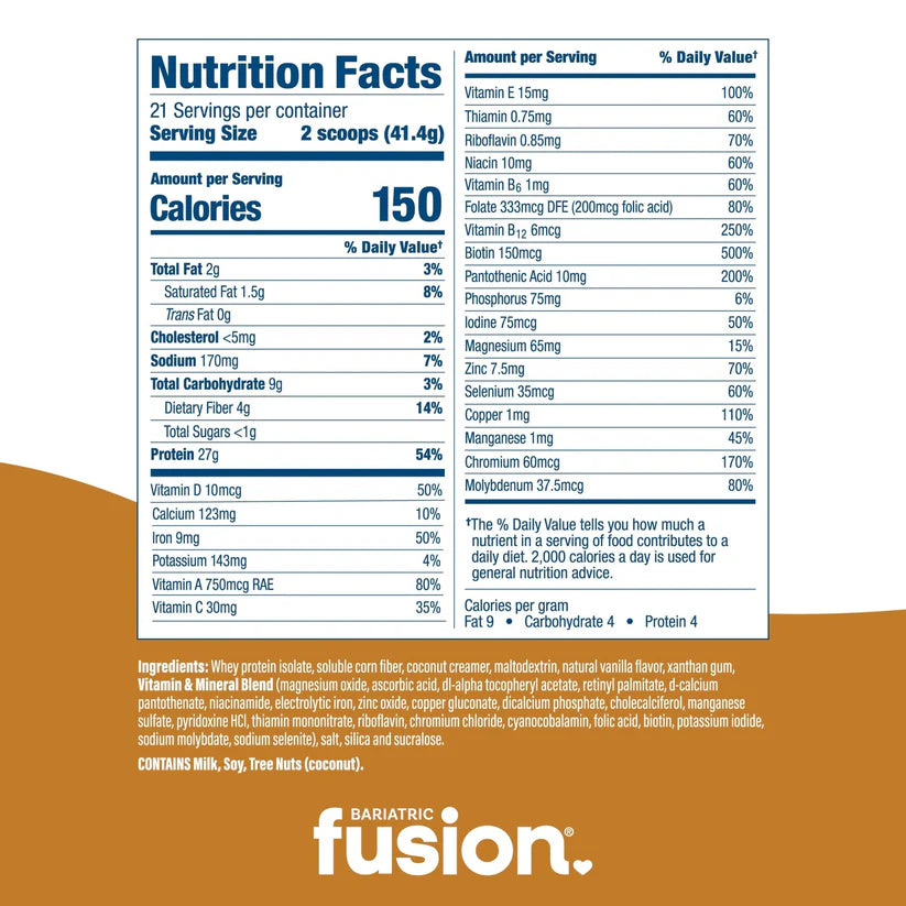 Fusion Protein Powder (Vanilla)