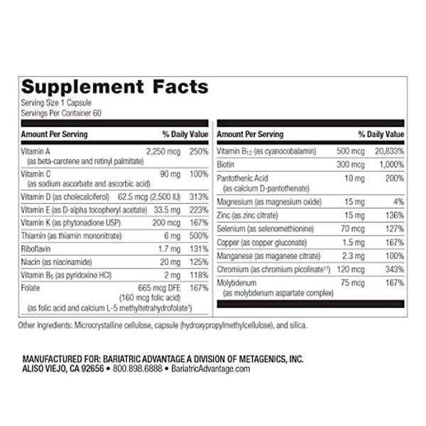 BA HIGH ADEK MULTIVITAMIN 60 ct.